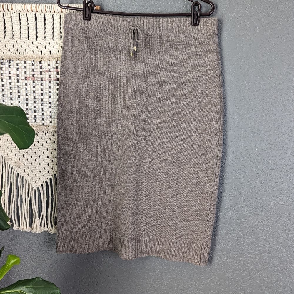 W By Worth Knit Wool Skirt Womens Medium Retail $228